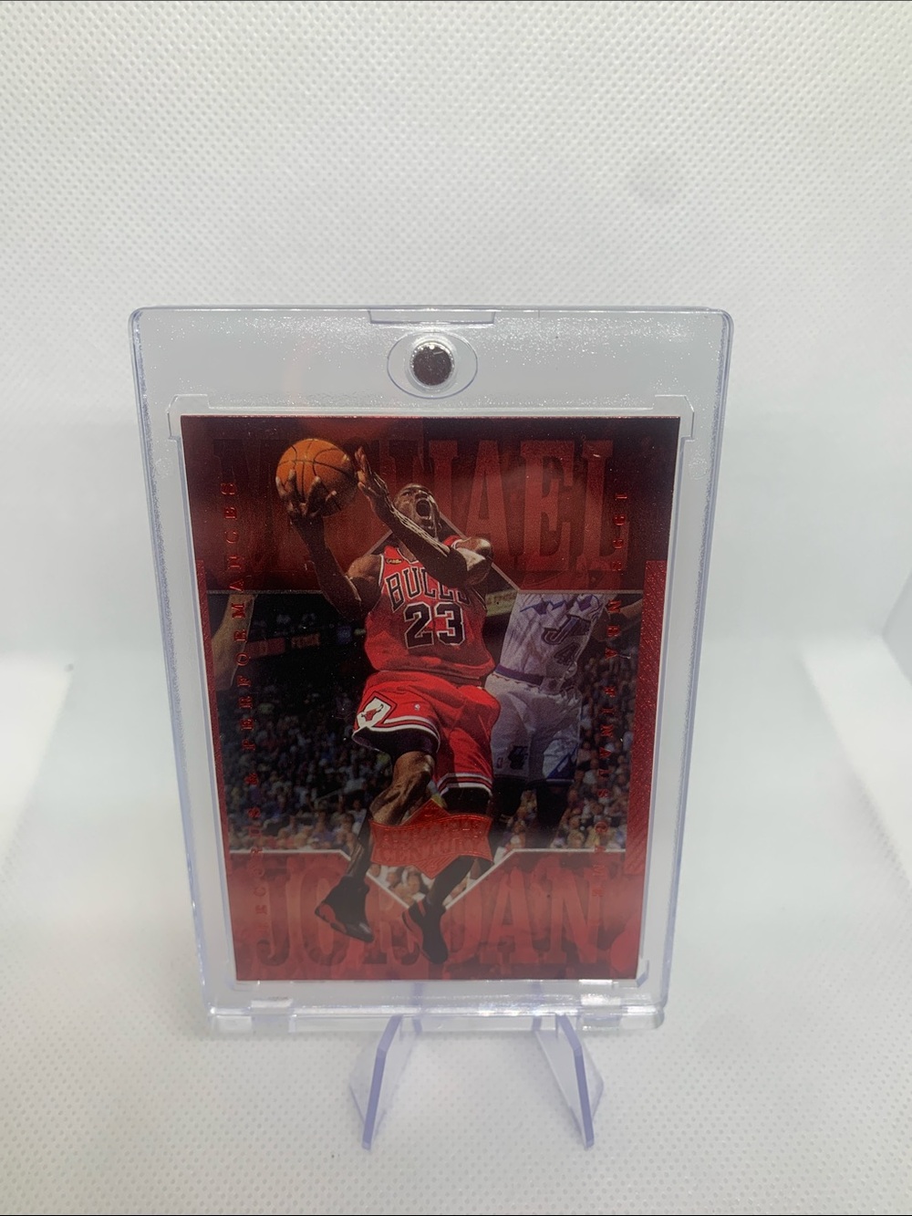 Michael Jordan 1998 NBA Finals Player Of The Century Chicago Bulls In Case Mint